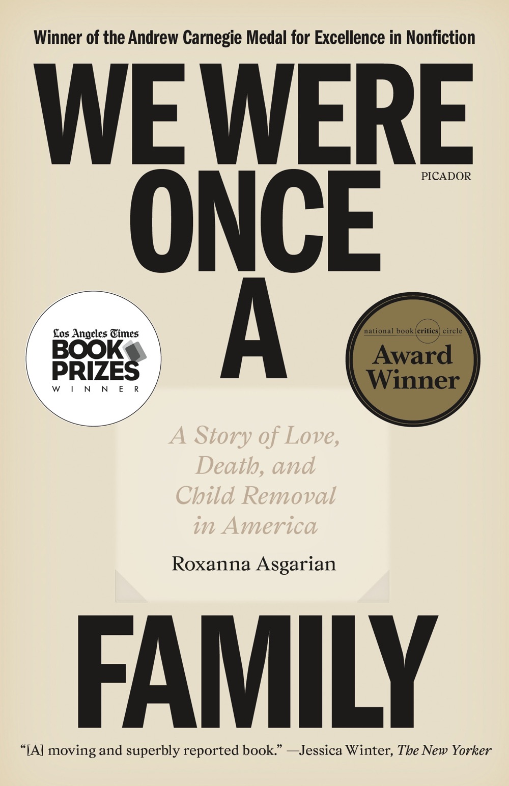 We Were Once a Family - Roxanna Asgarian